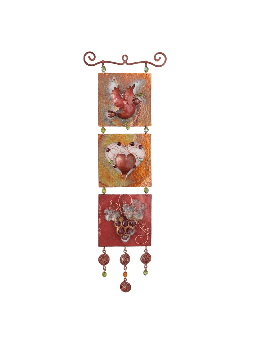 Modern Jewish Luck Blessings Copper Mobile , Jewish Wedding Gifts , Is